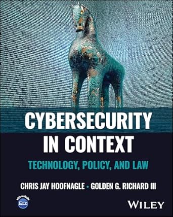 Cybersecurity in Context: Technology, Policy, and Law